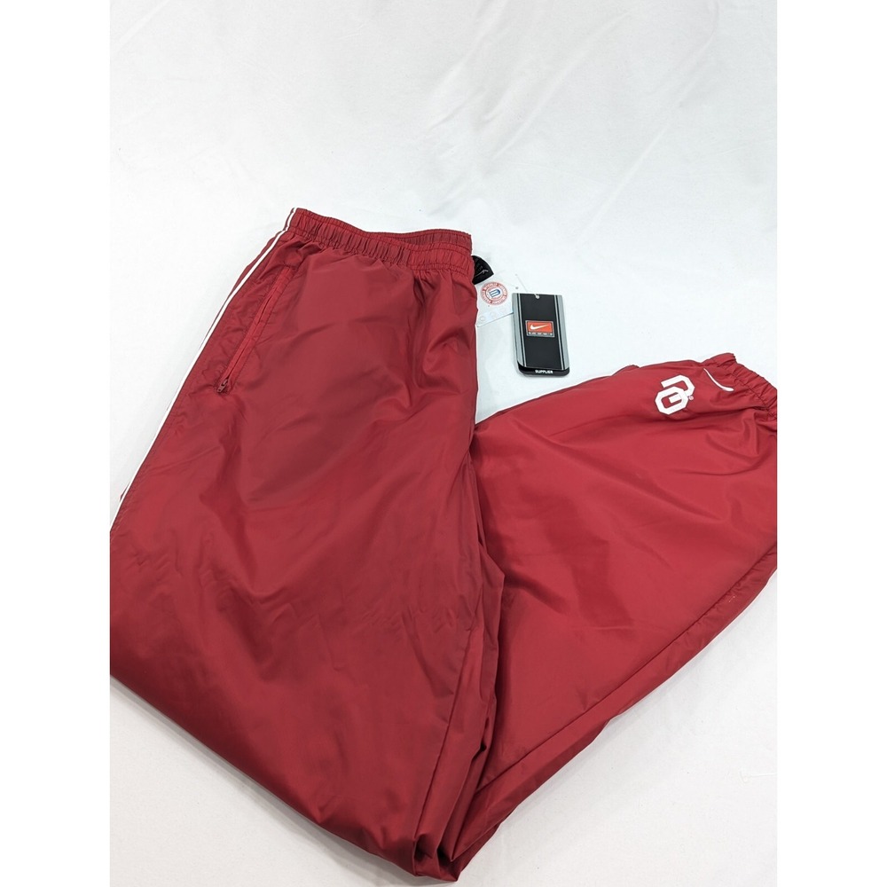 NWT DEADSTOCK Vintage Team Nike Oklahoma Sooners‎ OU NCAA WindBreaker Pants XXL